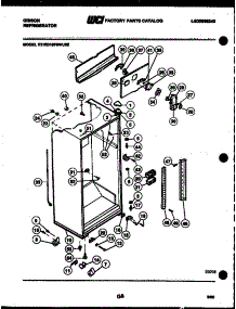 03 - Cabinet Parts parts for Frigidaire Refrigerator RD19F9WU3E from AppliancePartsPros.com