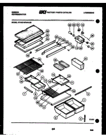 04 - Shelves And Supports parts for Frigidaire Refrigerator RD19F9WU3E from AppliancePartsPros.com