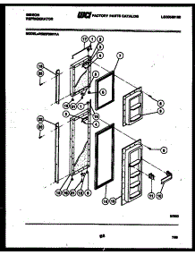 03 - Door Parts parts for Frigidaire Refrigerator RS22F8WV1A from AppliancePartsPros.com