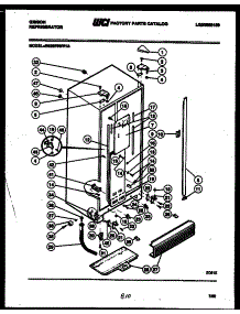 04 - Cabinet Parts parts for Frigidaire Refrigerator RS22F8WV1A from AppliancePartsPros.com