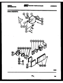06 - Refrigerator Control Assembly, Damp parts for Frigidaire Refrigerator RS22F8WV1A from AppliancePartsPros.com