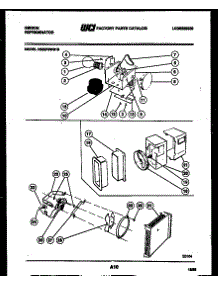 06 - Refrigerator Control Assembly, Damp parts for Frigidaire Refrigerator RS22F8WS1B from AppliancePartsPros.com