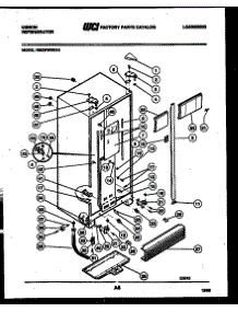 04 - Cabinet Parts parts for Frigidaire Refrigerator RS22F8WS1B from AppliancePartsPros.com