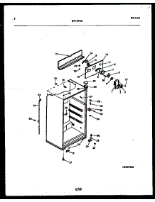 04 - Cabinet Parts parts for Frigidaire Refrigerator RT15F5YX4B from AppliancePartsPros.com