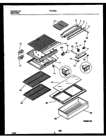 04 - Shelves And Supports parts for Frigidaire Refrigerator RT15F3WX4C from AppliancePartsPros.com