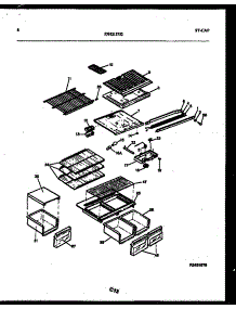 05 - Shelves And Supports parts for Frigidaire Refrigerator RT17F5YX4B from AppliancePartsPros.com