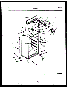 04 - Cabinet Parts parts for Frigidaire Refrigerator RT19F5WX3A from AppliancePartsPros.com