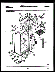 03 - Cabinet Parts parts for Frigidaire Refrigerator RT19F6WV3A from AppliancePartsPros.com