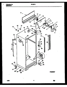 03 - Cabinet Parts parts for Frigidaire Refrigerator RT19F7DX3D from AppliancePartsPros.com