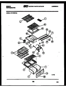 04 - Shelves And Supports parts for Frigidaire Refrigerator RT17F5WV4A from AppliancePartsPros.com