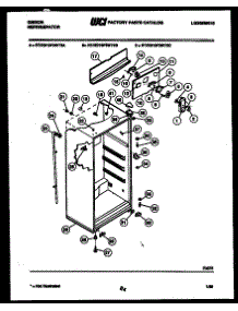 03 - Cabinet Parts parts for Frigidaire Refrigerator RT19F3WT3B from AppliancePartsPros.com
