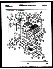 04 - Cabinet Parts parts for Frigidaire Refrigerator RT21F9WT3D from AppliancePartsPros.com