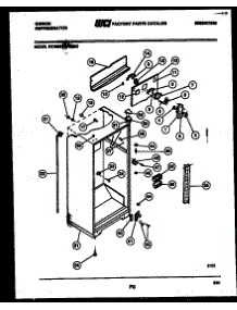 03 - Cabinet Parts parts for Frigidaire Refrigerator RT21F7WS3C from AppliancePartsPros.com
