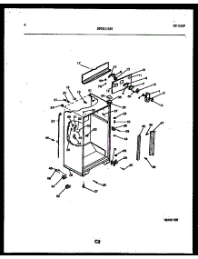 03 - Cabinet Parts parts for Frigidaire Refrigerator RT21F9YX3A from AppliancePartsPros.com