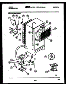 05 - System And Automatic Defrost Parts parts for Frigidaire Refrigerator RT21F7WS3C from AppliancePartsPros.com