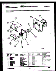 04 - Air Handling Parts parts for Frigidaire Air Conditioner AJ11C5TYA from AppliancePartsPros.com