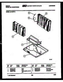 06 - Unit Parts parts for Frigidaire Air Conditioner AJ11C5TYA from AppliancePartsPros.com