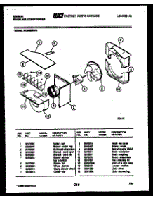 04 - Air Handling Parts parts for Frigidaire Air Conditioner AK24E6RVB from AppliancePartsPros.com