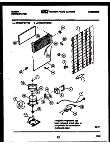 05 - System And Automatic Defrost Parts parts for Frigidaire Refrigerator RT21F9WT3D from AppliancePartsPros.com