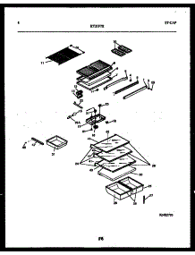 05 - Shelves And Supports parts for Frigidaire Refrigerator RT21F7DX3D from AppliancePartsPros.com
