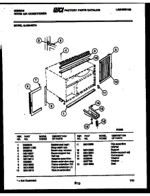 06 - Cabinet And Installation Parts parts for Frigidaire Air Conditioner AL05A4EYA from AppliancePartsPros.com