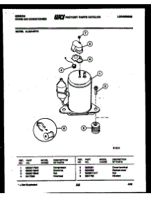 05 - Compressor Parts parts for Frigidaire Air Conditioner AL06A4EYA from AppliancePartsPros.com