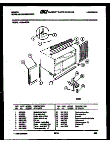 06 - Cabinet And Installation Parts parts for Frigidaire Air Conditioner AL06A4EYA from AppliancePartsPros.com
