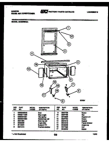 06 - Cabinet And Installation Parts parts for Frigidaire Air Conditioner AK22E5RZA from AppliancePartsPros.com