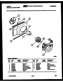 03 - Air Handling Parts parts for Frigidaire Air Conditioner AM09C6EVA from AppliancePartsPros.com