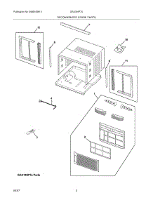 03 - Recommended Spare Parts parts for Gibson Air Conditioner GAA064P7A2 from AppliancePartsPros.com