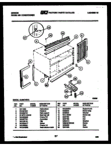 06 - Cabinet And Installation Parts parts for Frigidaire Air Conditioner AL08C7EVA from AppliancePartsPros.com