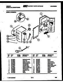03 - Electrical Parts parts for Frigidaire Air Conditioner AK18E6RVA from AppliancePartsPros.com