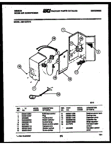 03 - Electrical Parts parts for Frigidaire Air Conditioner AM11E7EYA from AppliancePartsPros.com
