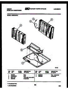 05 - Unit Parts parts for Frigidaire Air Conditioner AM09C5EWA from AppliancePartsPros.com