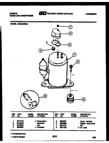 06 - Compressor Parts parts for Frigidaire Air Conditioner AM09C5EWA from AppliancePartsPros.com