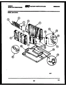 05 - System Parts parts for Frigidaire Air Conditioner AM11E7EYA from AppliancePartsPros.com