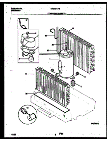 05 - Compressor Parts parts for Frigidaire Air Conditioner GAB067T7B1 from AppliancePartsPros.com
