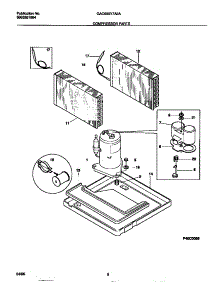 05 - Compressor Parts parts for Frigidaire Air Conditioner GAC086Y7A2A from AppliancePartsPros.com