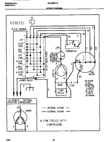 07 - Wiring Diagram parts for Frigidaire Air Conditioner GAC066Y7A5 from AppliancePartsPros.com