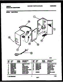 03 - Electrical Parts parts for Frigidaire Air Conditioner GAH11EP2A2 from AppliancePartsPros.com