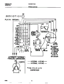 07 - Wiring Diagram parts for Frigidaire Air Conditioner GAC086Y7A2A from AppliancePartsPros.com