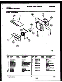 04 - Air Handling Parts parts for Frigidaire Air Conditioner GAH11EP2A2 from AppliancePartsPros.com