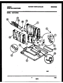 05 - System Parts parts for Frigidaire Air Conditioner GAH11EP2A2 from AppliancePartsPros.com
