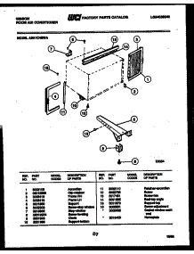 06 - Cabinet And Installation Parts parts for Frigidaire Air Conditioner AM11C4EWA from AppliancePartsPros.com