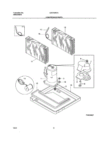 09 - System parts for Gibson Air Conditioner GAS154K1A1 from AppliancePartsPros.com