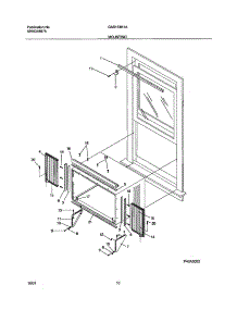 11 - Window Mounting parts for Gibson Air Conditioner GAS154K1A1 from AppliancePartsPros.com