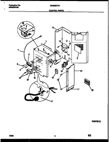 03 - Control Parts parts for Frigidaire Air Conditioner GAS258T2K1 from AppliancePartsPros.com