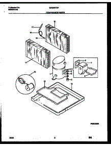 05 - Compressor Parts parts for Frigidaire Air Conditioner GAS258T2K1 from AppliancePartsPros.com