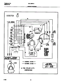 08 - Wiring Diagram parts for Frigidaire Air Conditioner GAL128W1A4 from AppliancePartsPros.com
