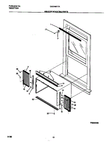06 - Window Mounting Parts parts for Frigidaire Air Conditioner GAC066Y7A5A from AppliancePartsPros.com
